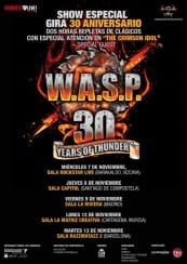 Wasp 30 Aniversario Cartel