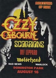 Monsters Of Rock 1986