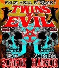 Rob Zombie Marilyn Manson, Twins Of Evil Tour