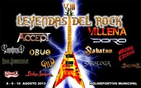 Leyendas Del Rock 2013 Cartel