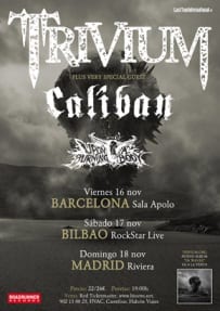 Trivium Gira 2012
