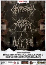 Cryptopsy Gira 2103 Cartel