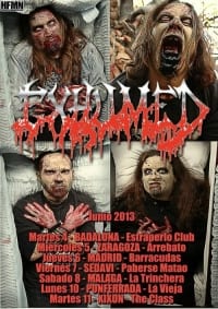 Exhumed Gira 2013