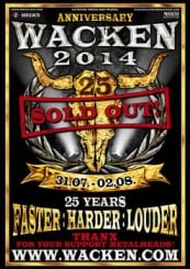 Wacken Open Air 2014 Sold Out