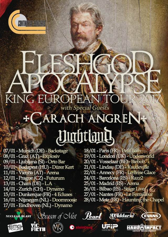 Fleshgod Apocalypse + Carach Angren + Nightland