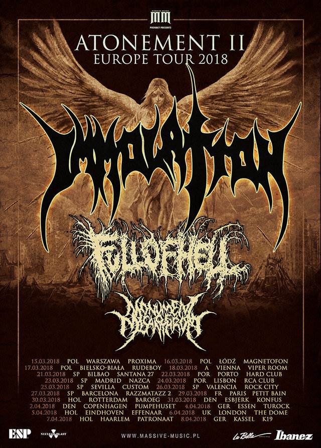 Immolation + Full Of Hell + Monument Of Misanthropy