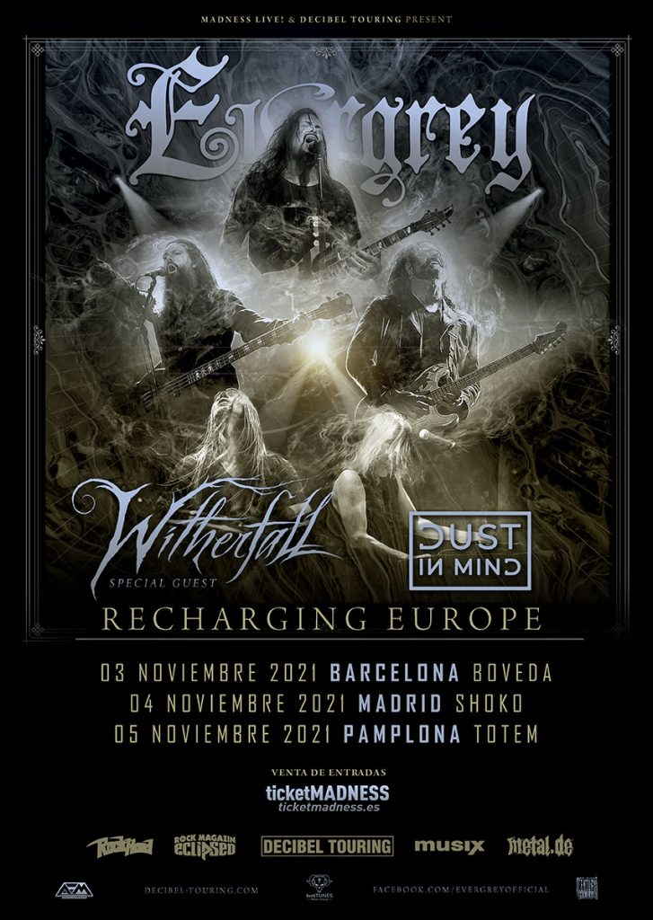 Evergrey + Witherfall + Dust In Mind